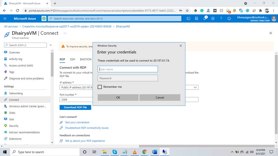 How To Create A SQL Server Instance In The Managed Virtual Machine